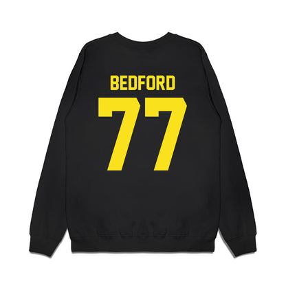 Oregon - NCAA Football : Matthew Bedford - Vintage Helmet Premium Crewneck Sweatshirt-1