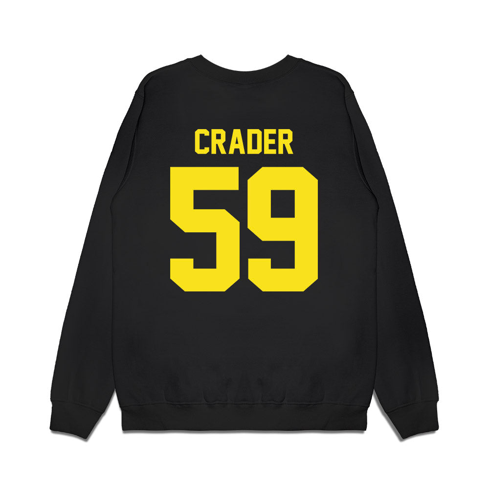 Oregon - NCAA Football : Fox Crader - Vintage Helmet Premium Crewneck Sweatshirt-1