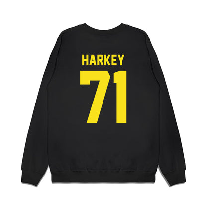 Oregon - NCAA Football : Alex Harkey - Vintage Helmet Premium Crewneck Sweatshirt-1