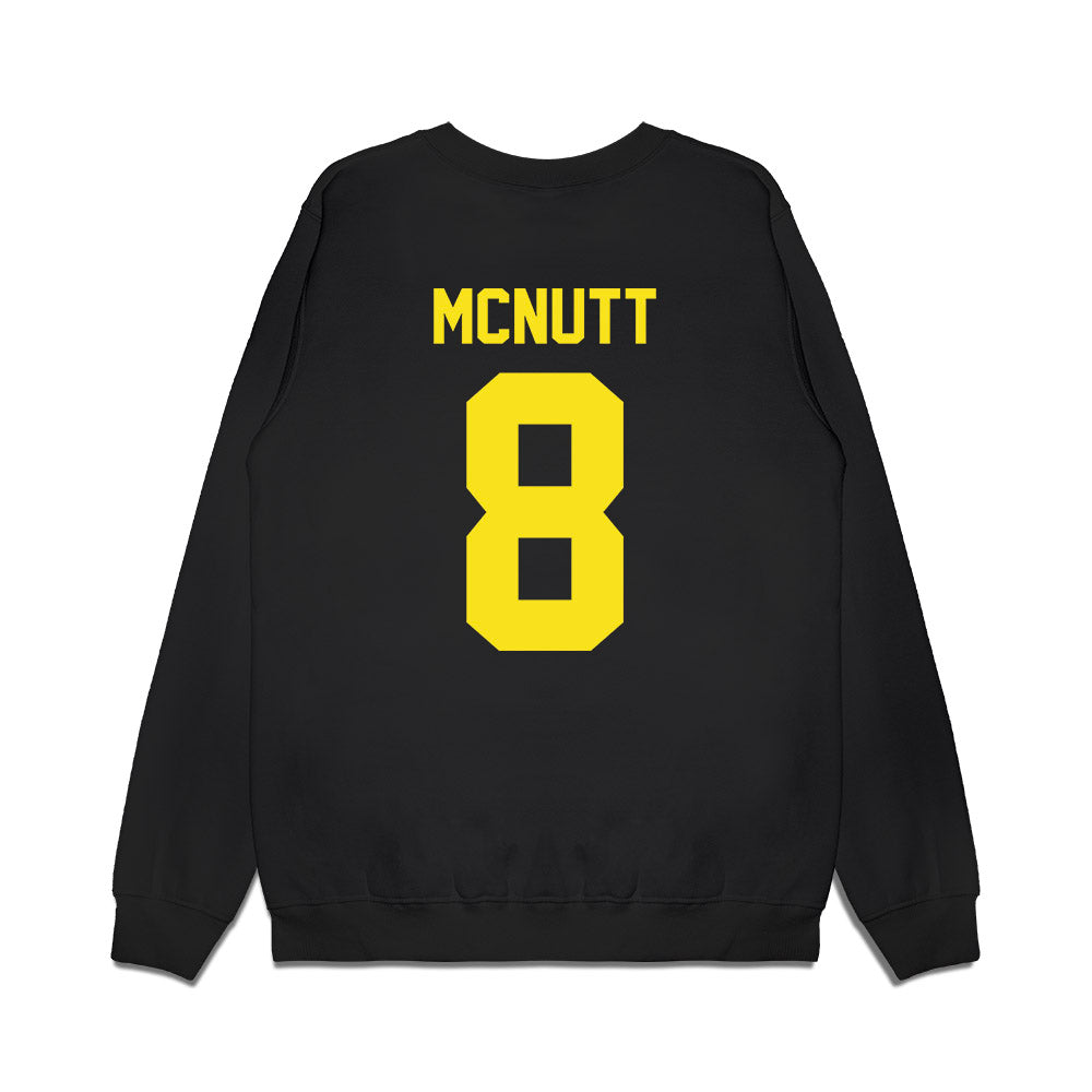 Oregon - NCAA Football : Trey McNutt - Vintage Helmet Premium Crewneck Sweatshirt-1