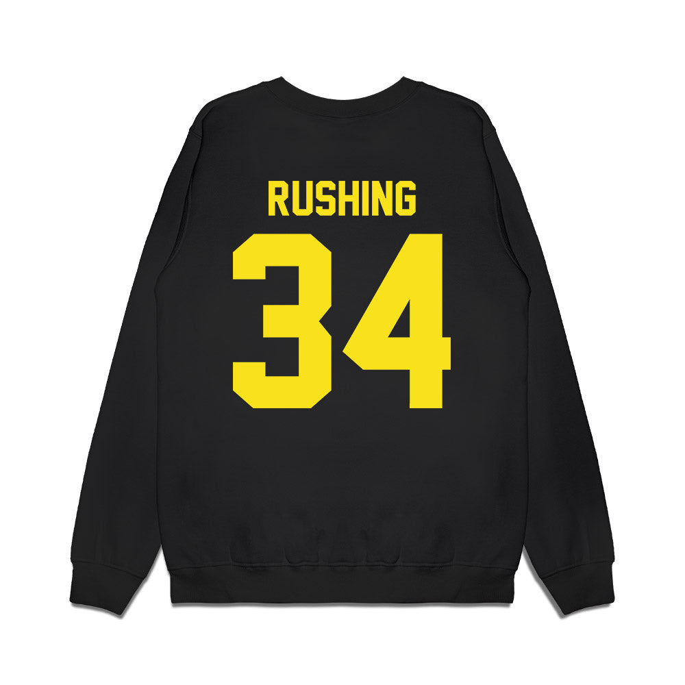 Oregon - NCAA Football : Cruz Rushing - Vintage Helmet Premium Crewneck Sweatshirt-1