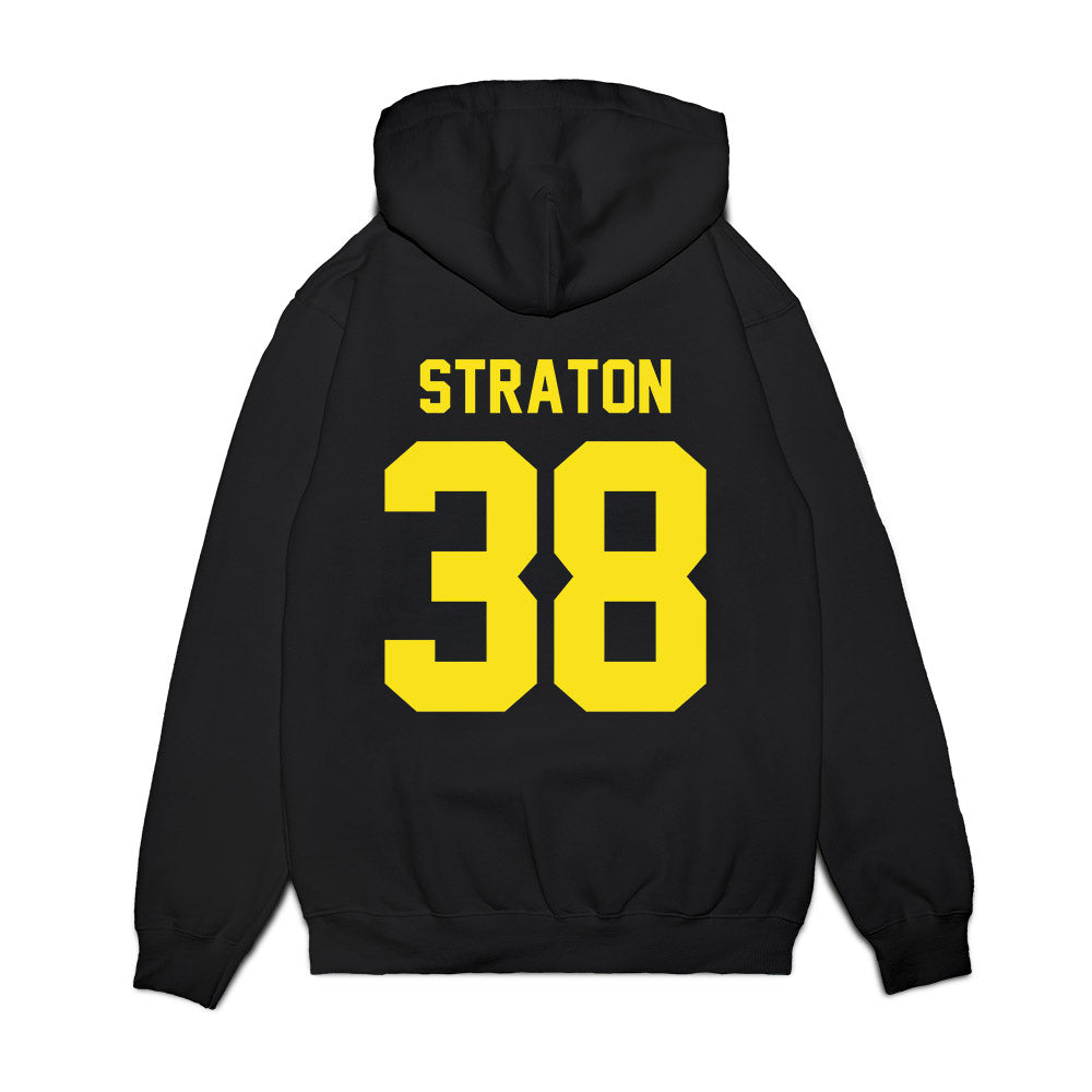Oregon - NCAA Football : Will Straton - Vintage Helmet Premium Hooded Sweatshirt-1