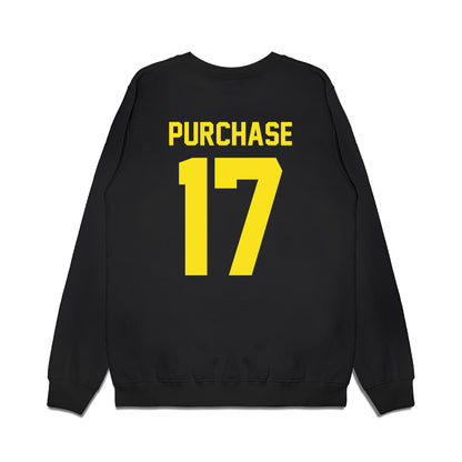 Oregon - NCAA Football : Blake Purchase - Vintage Helmet Premium Crewneck Sweatshirt-1