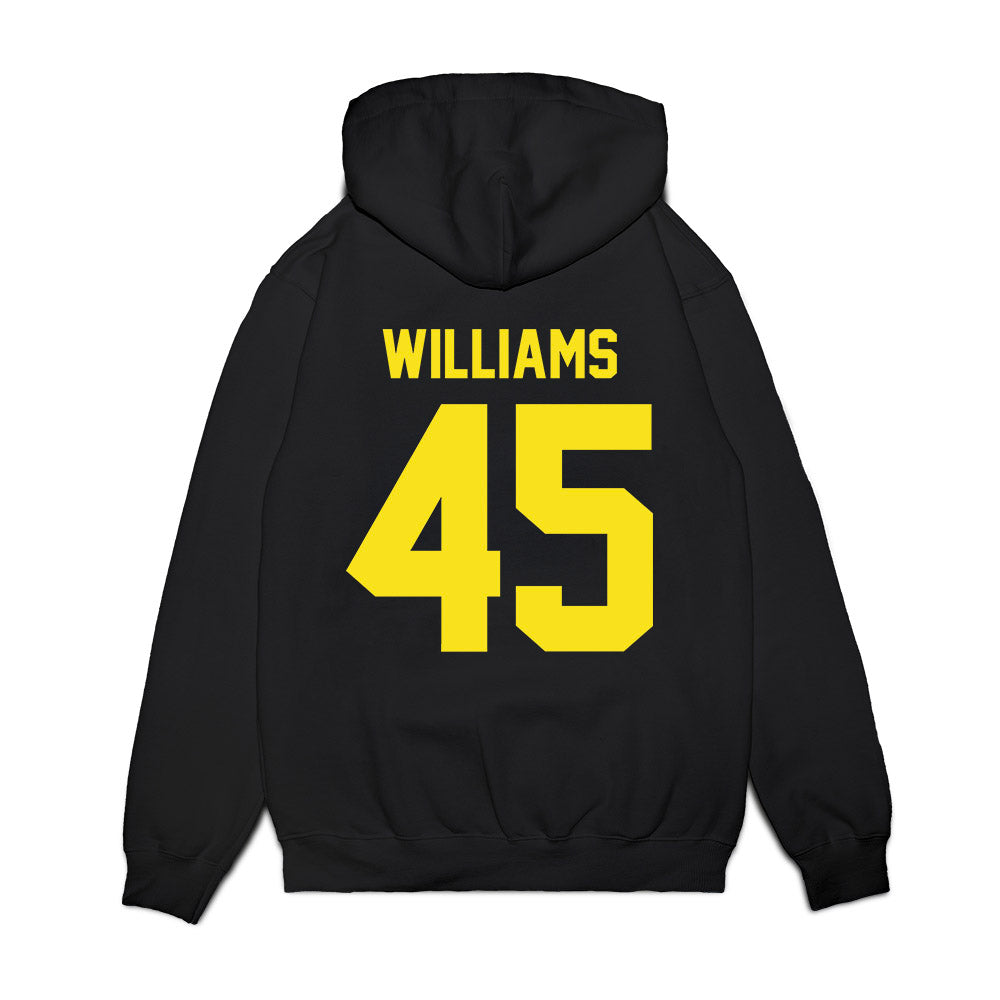 Oregon - NCAA Football : Torrence Williams - Vintage Helmet Premium Hooded Sweatshirt-1
