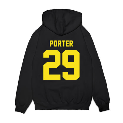 Oregon - NCAA Football : Ashton Porter - Vintage Helmet Premium Hooded Sweatshirt-1