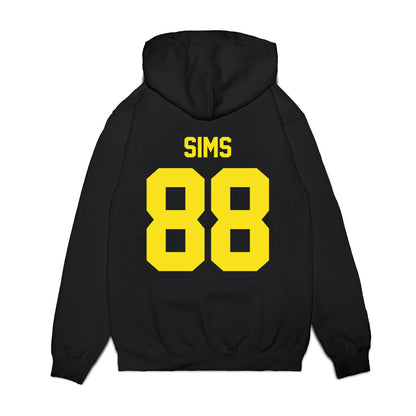 Oregon - NCAA Football : Xadavien Sims - Vintage Helmet Premium Hooded Sweatshirt-1