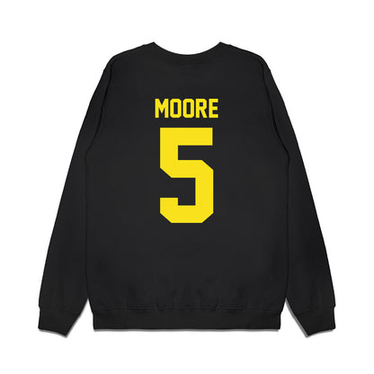 Oregon - NCAA Football : Dante Moore - Vintage Helmet Premium Crewneck Sweatshirt-1