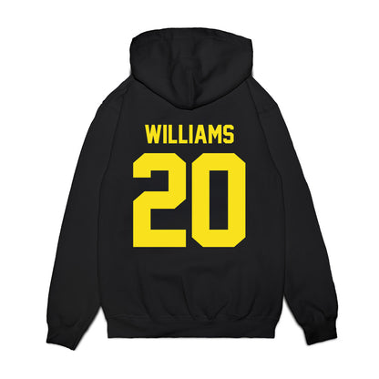 Oregon - NCAA Football : Dylan Williams - Vintage Helmet Premium Hooded Sweatshirt-1
