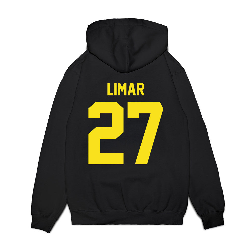 Oregon - NCAA Football : Jayden Limar - Vintage Helmet Premium Hooded Sweatshirt-1