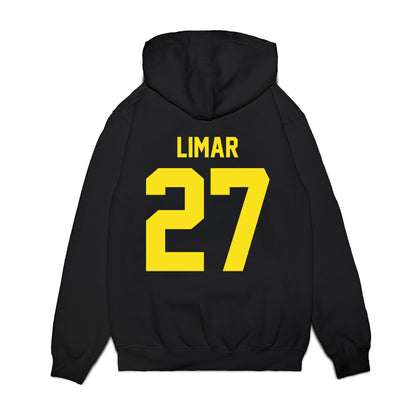 Oregon - NCAA Football : Jayden Limar - Vintage Helmet Premium Hooded Sweatshirt-1
