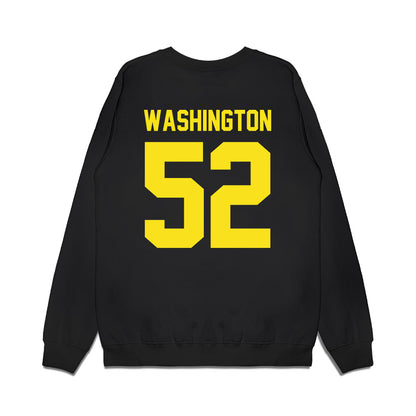 Oregon - NCAA Football : A'Mauri Washington - Vintage Helmet Premium Crewneck Sweatshirt-1