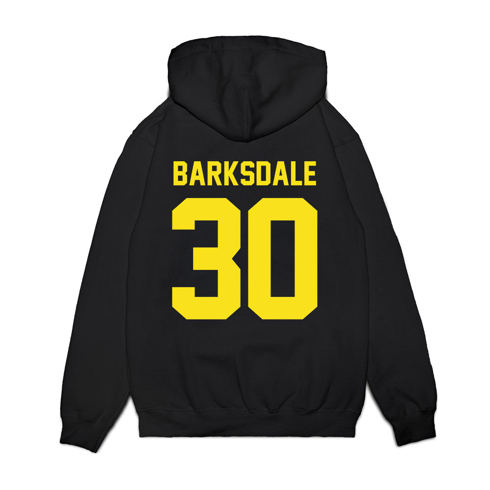 Oregon - NCAA Football : Xavier Barksdale - Vintage Helmet Premium Hooded Sweatshirt-1