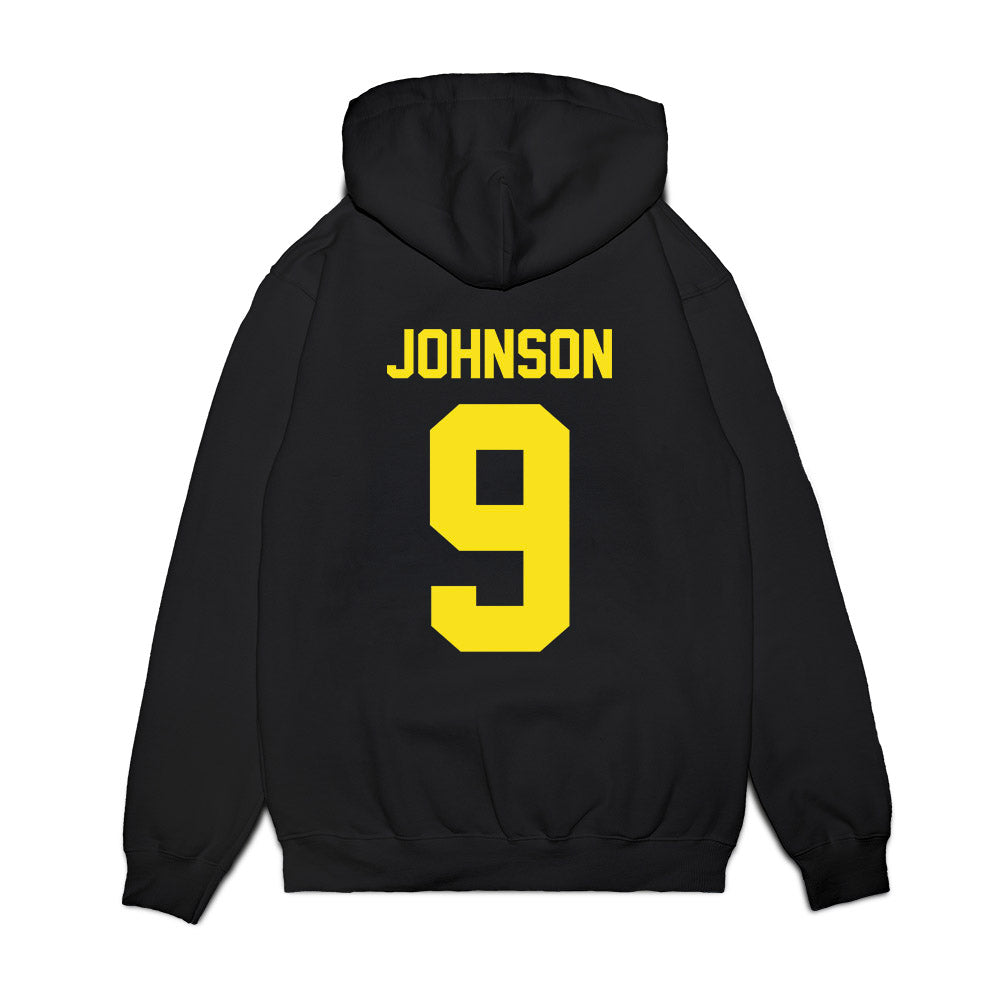 Oregon - NCAA Football : Jamari Johnson - Vintage Helmet Premium Hooded Sweatshirt-1