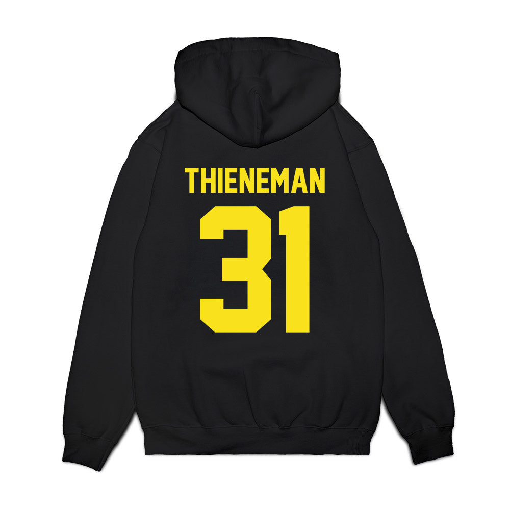 Oregon - NCAA Football : Dillon Thieneman - Vintage Helmet Premium Hooded Sweatshirt-1
