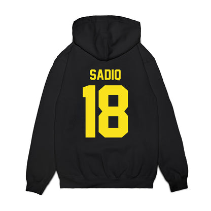 Oregon - NCAA Football : Kenyon Sadiq - Vintage Helmet Premium Hooded Sweatshirt-1