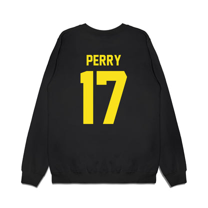 Oregon - NCAA Football : Cooper Perry - Vintage Helmet Premium Crewneck Sweatshirt-1