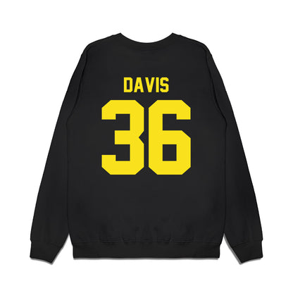 Oregon - NCAA Football : Timon Davis - Vintage Helmet Premium Crewneck Sweatshirt-1