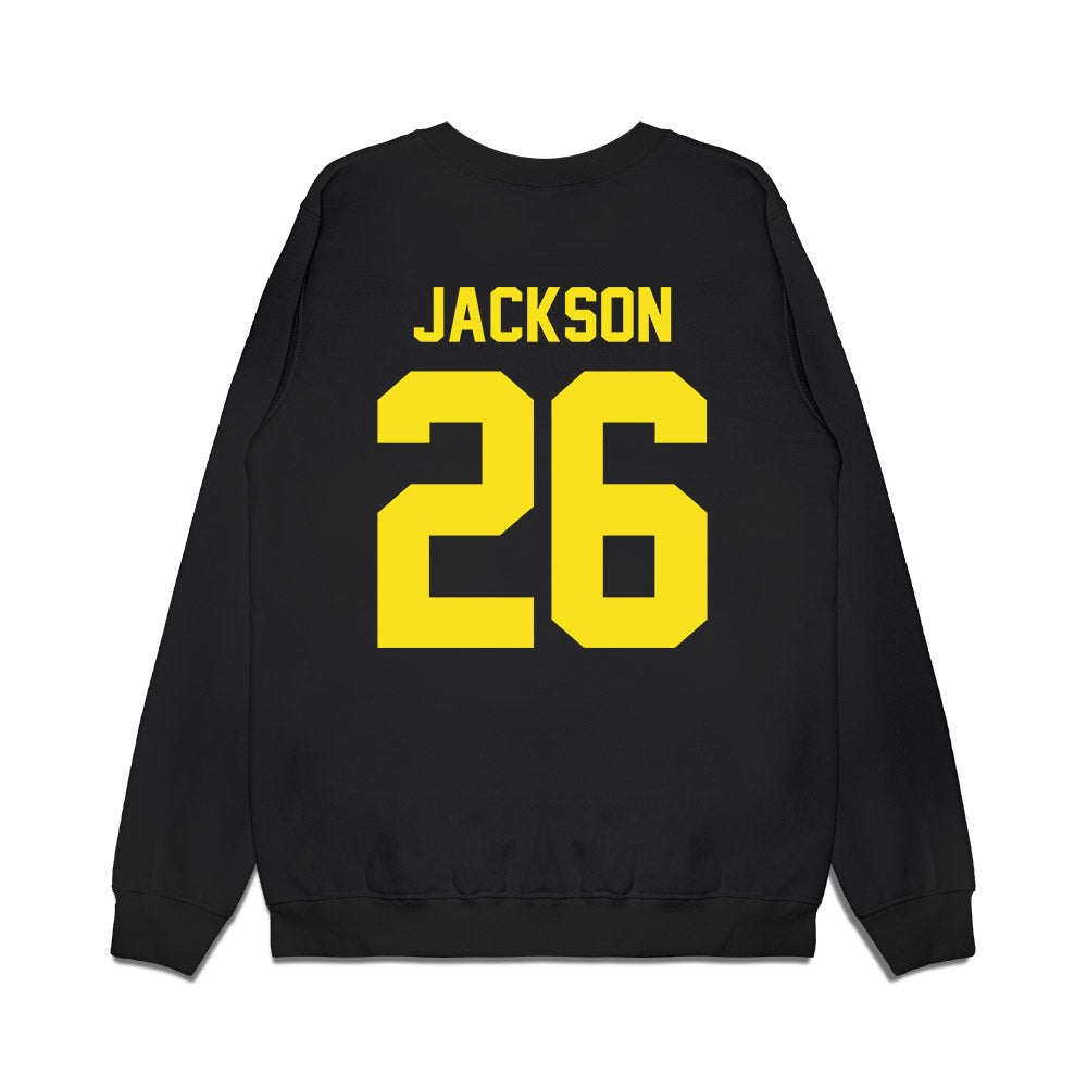 Oregon - NCAA Football : Devon Jackson - Vintage Helmet Premium Crewneck Sweatshirt-1