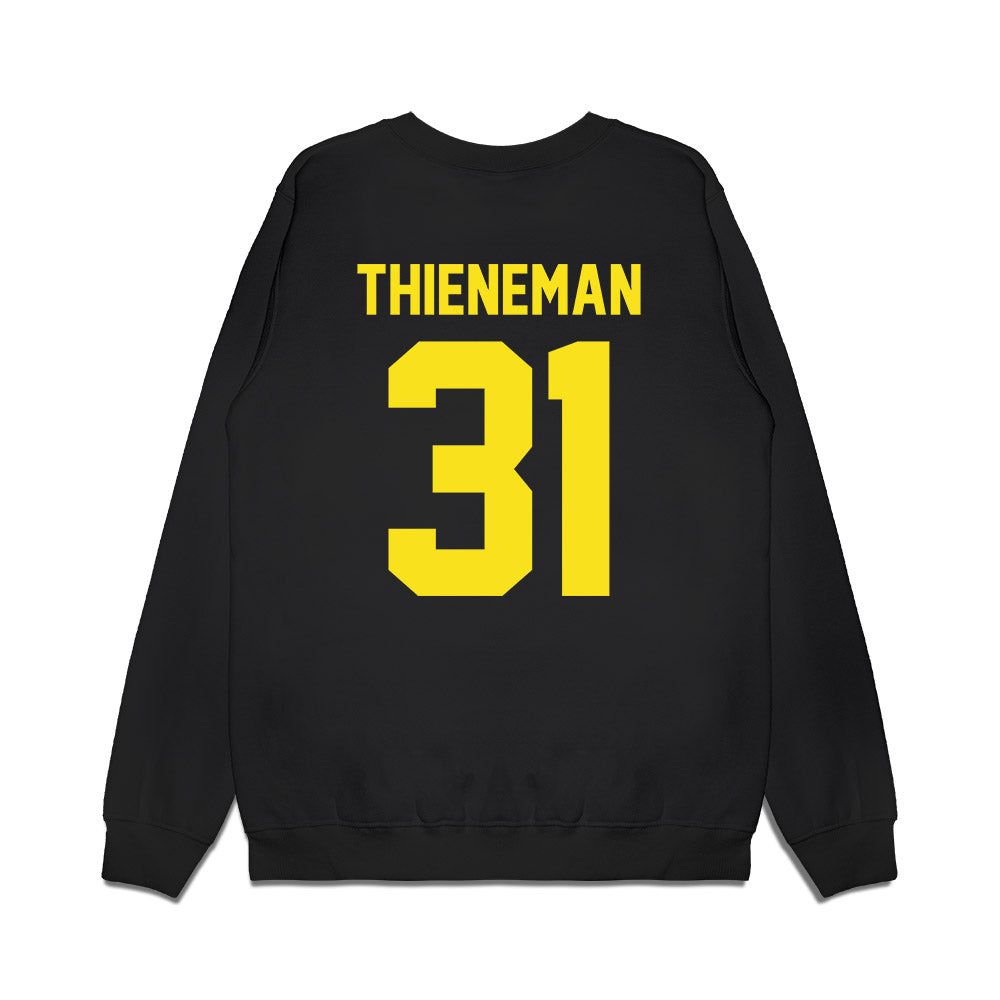 Oregon - NCAA Football : Dillon Thieneman - Vintage Helmet Premium Crewneck Sweatshirt-1