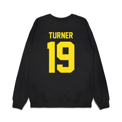 Oregon - NCAA Football : Tyler Turner - Vintage Helmet Premium Crewneck Sweatshirt-1