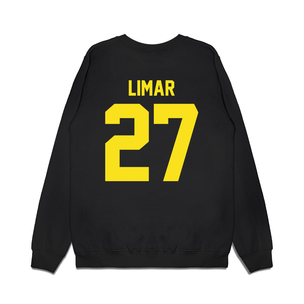 Oregon - NCAA Football : Jayden Limar - Vintage Helmet Premium Crewneck Sweatshirt-1