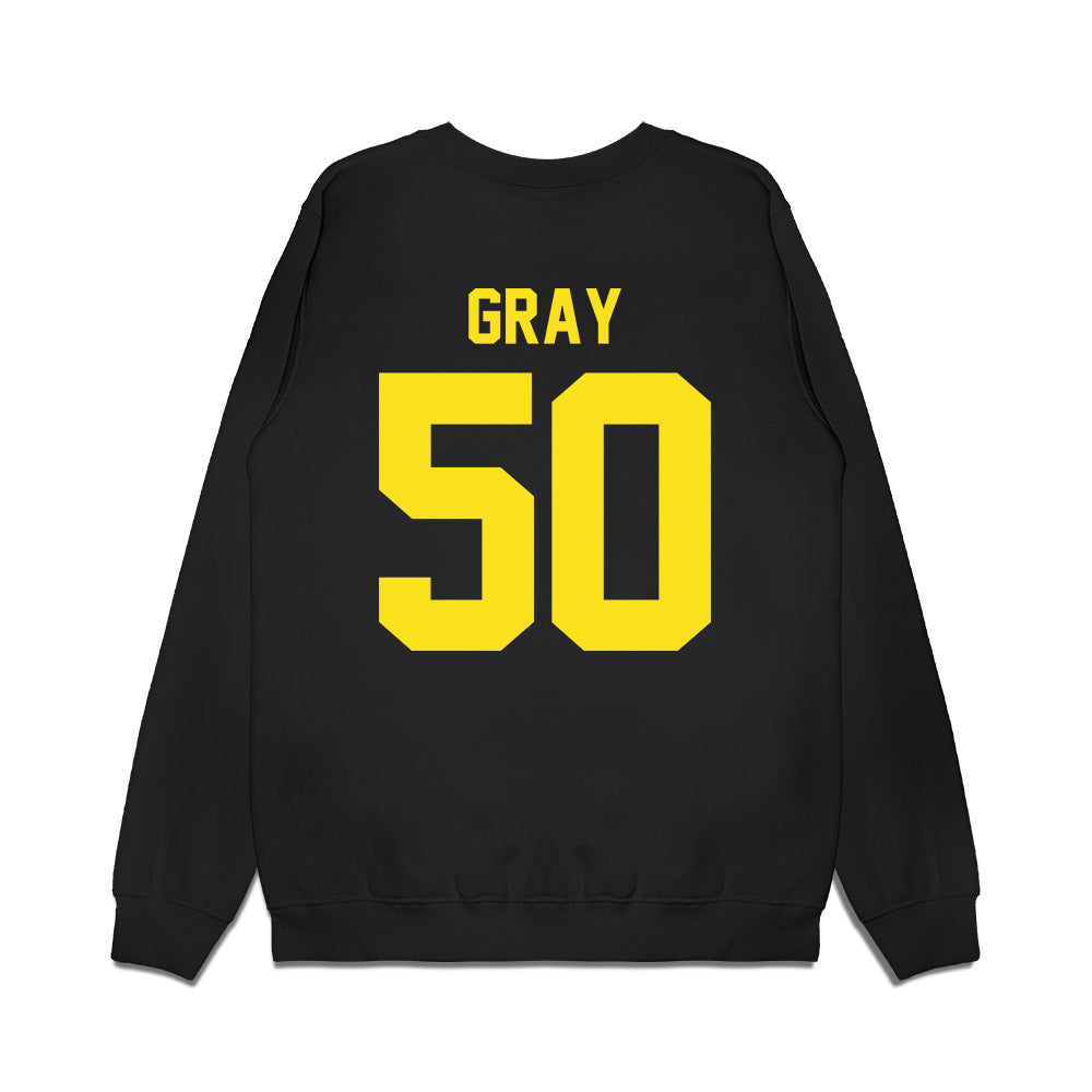 Oregon - NCAA Football : Tionne Gray - Vintage Helmet Premium Crewneck Sweatshirt-1