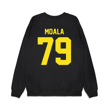 Oregon - NCAA Football : Lipe Moala - Vintage Helmet Premium Crewneck Sweatshirt-1