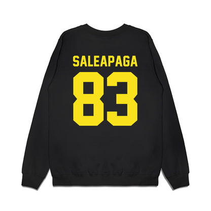 Oregon - NCAA Football : Roger Saleapaga - Vintage Helmet Premium Crewneck Sweatshirt-1