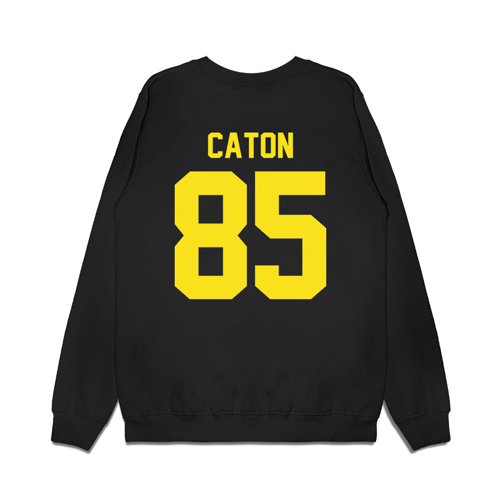 Oregon - NCAA Football : Kade Caton - Vintage Helmet Premium Crewneck Sweatshirt-1