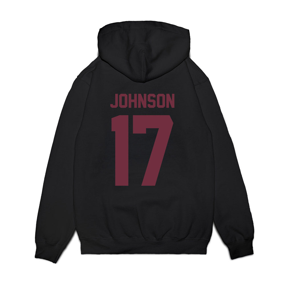 Mississippi State - NCAA Football : Kyle Johnson - Vintage Helmet Premium Hooded Sweatshirt-1