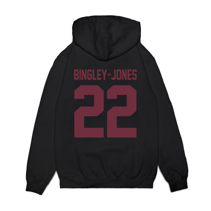 Mississippi State - NCAA Football : Kedrick Bingley-Jones - Vintage Helmet Premium Hooded Sweatshirt-1