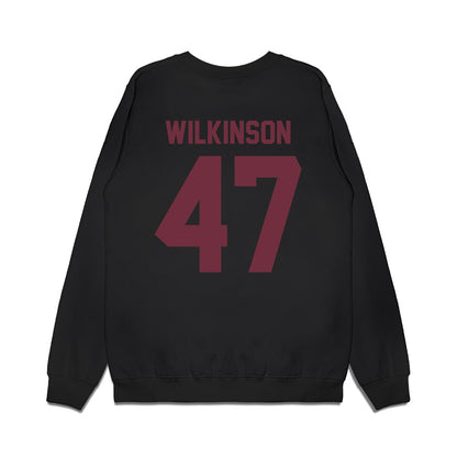 Mississippi State - NCAA Football : William Wilkinson - Vintage Helmet Premium Crewneck Sweatshirt-1