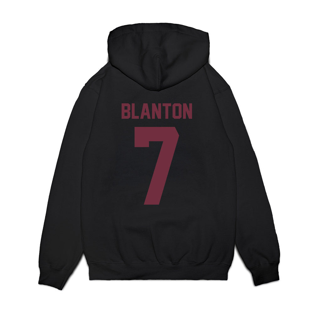 Mississippi State - NCAA Football : Stone Blanton - Vintage Helmet Premium Hooded Sweatshirt-1