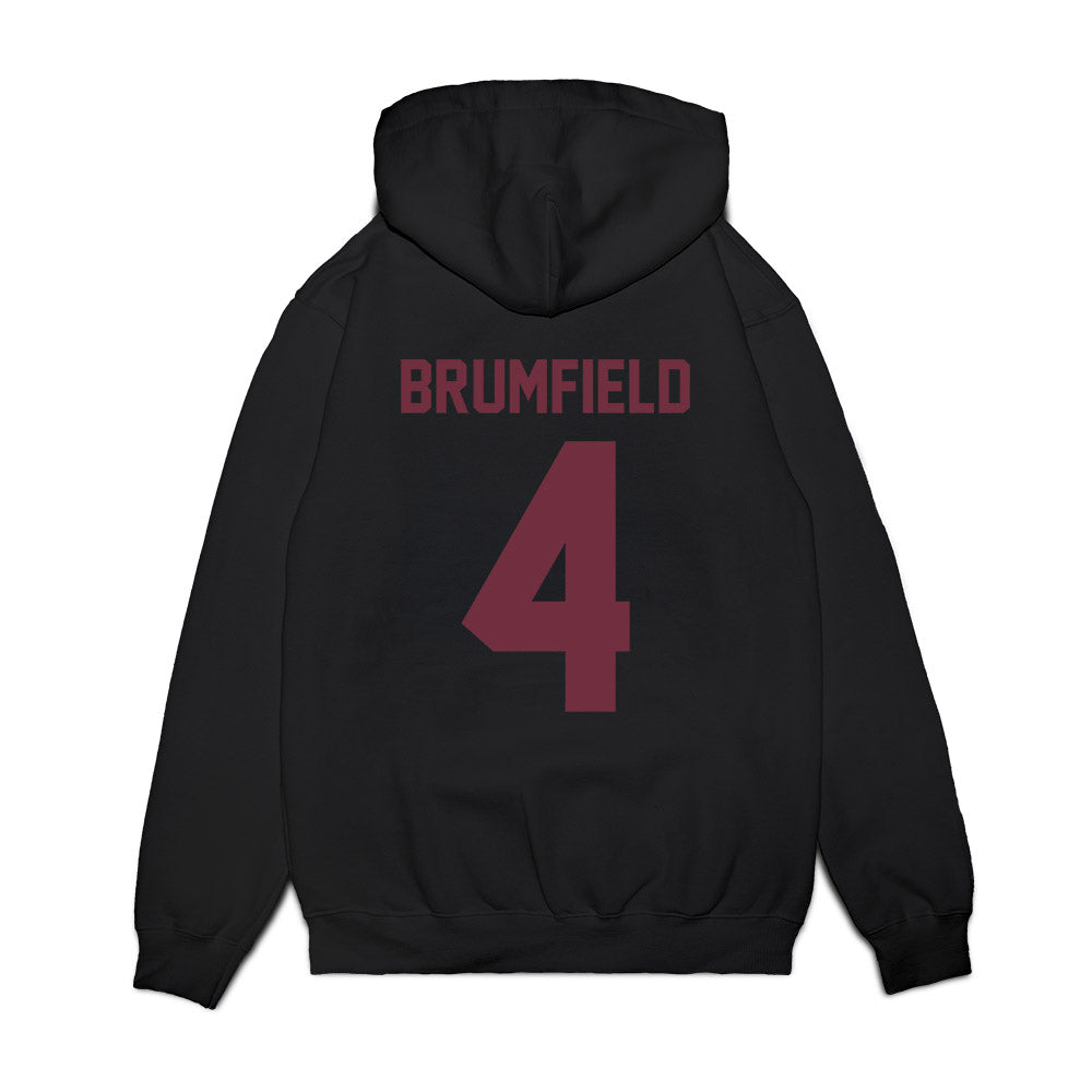 Mississippi State - NCAA Football : DeAgo Brumfield - Vintage Helmet Premium Hooded Sweatshirt-1