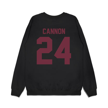 Mississippi State - NCAA Football : Elijah Cannon - Vintage Helmet Premium Crewneck Sweatshirt-1