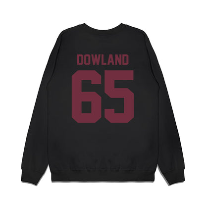Mississippi State - NCAA Football : Spencer Dowland - Vintage Helmet Premium Crewneck Sweatshirt-1
