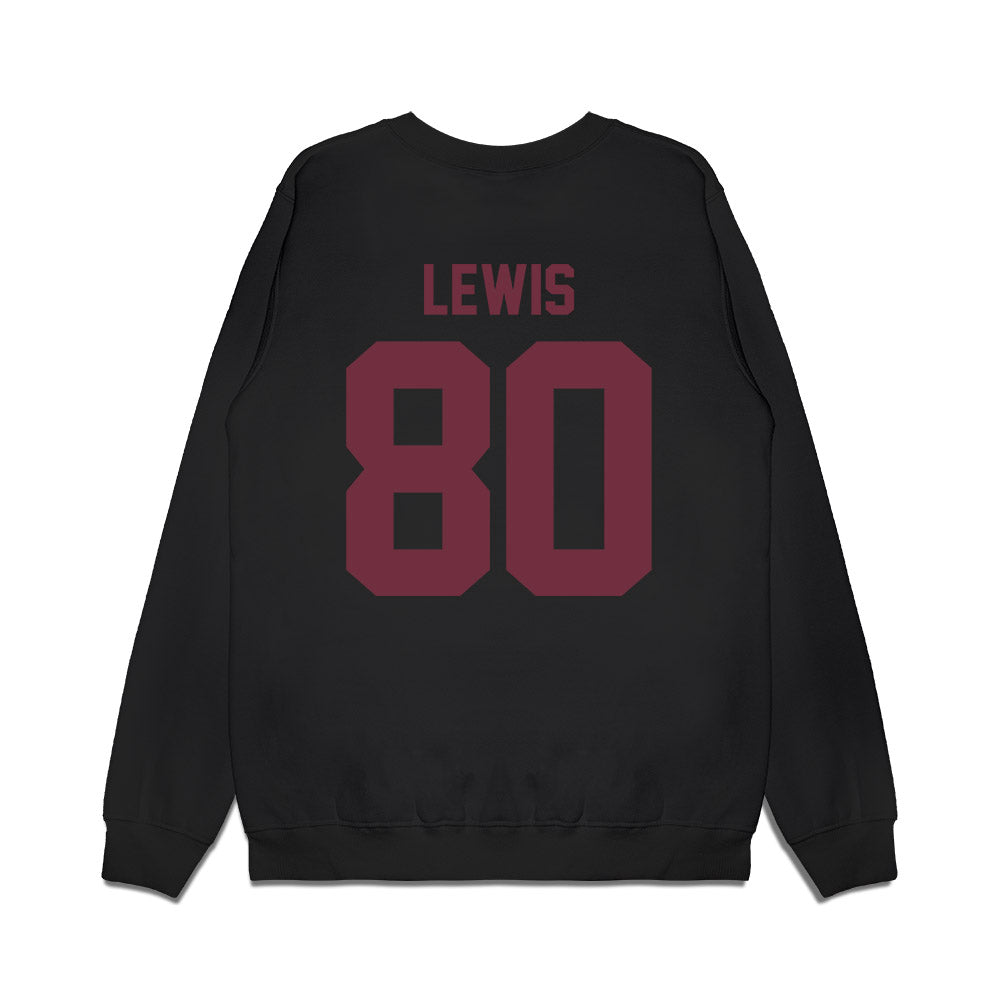 Mississippi State - NCAA Football : Anson Lewis - Vintage Helmet Premium Crewneck Sweatshirt-1