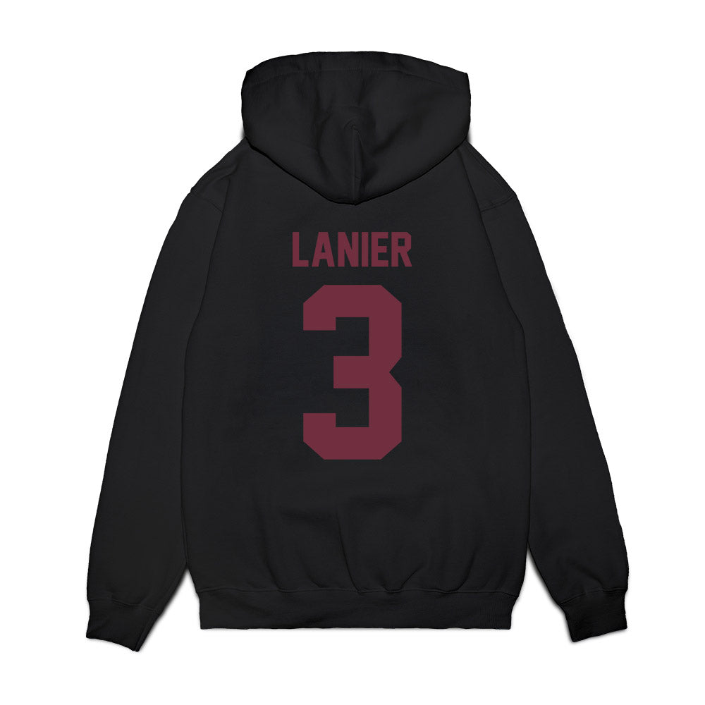 Mississippi State - NCAA Football : Brylo Lanier - Vintage Helmet Premium Hooded Sweatshirt-1