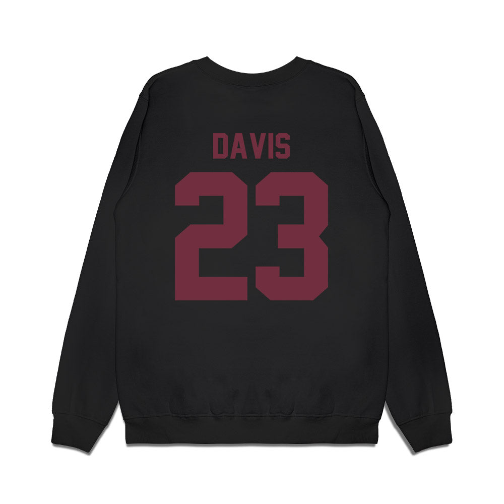 Mississippi State - NCAA Football : SetH Davis - Vintage Helmet Premium Crewneck Sweatshirt-1