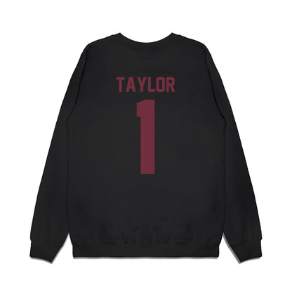 Mississippi State - NCAA Football : KaMario Taylor - Vintage Helmet Premium Crewneck Sweatshirt-1