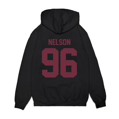 Mississippi State - NCAA Football : John Nelson - Vintage Helmet Premium Hooded Sweatshirt-1
