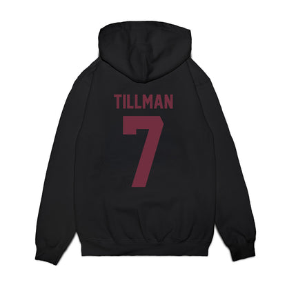 Mississippi State - NCAA Football : Zakari Tillman - Vintage Helmet Premium Hooded Sweatshirt-1