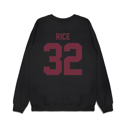 Mississippi State - NCAA Football : AJ Rice - Vintage Helmet Premium Crewneck Sweatshirt-1
