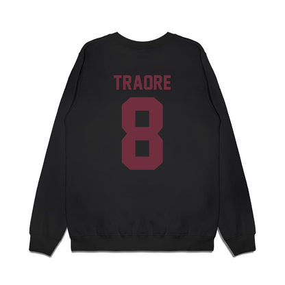 Mississippi State - NCAA Football : Seydou Traore - Vintage Helmet Premium Crewneck Sweatshirt-1