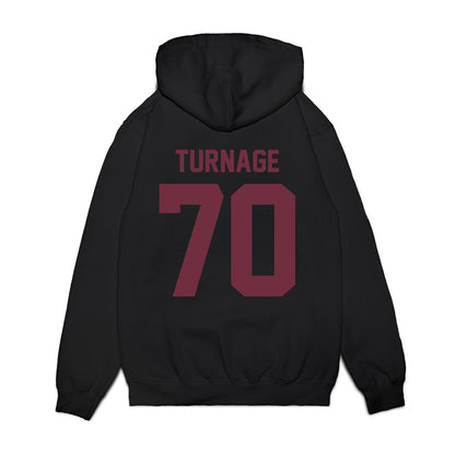 Mississippi State - NCAA Football : Breyden Turnage - Vintage Helmet Premium Hooded Sweatshirt-1