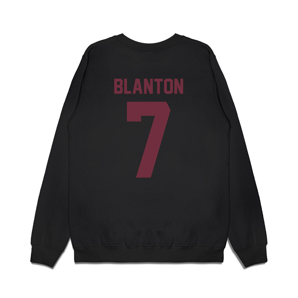 Mississippi State - NCAA Football : Stone Blanton - Vintage Helmet Premium Crewneck Sweatshirt-1