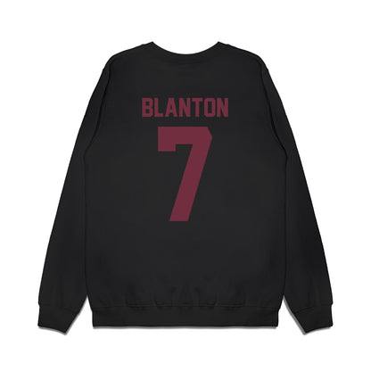 Mississippi State - NCAA Football : Stone Blanton - Vintage Helmet Premium Crewneck Sweatshirt-1