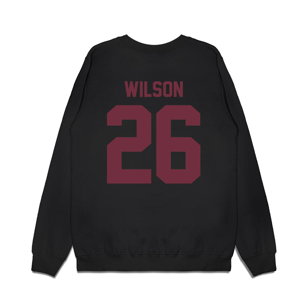 Mississippi State - NCAA Football : Kolin Wilson - Vintage Helmet Premium Crewneck Sweatshirt-1