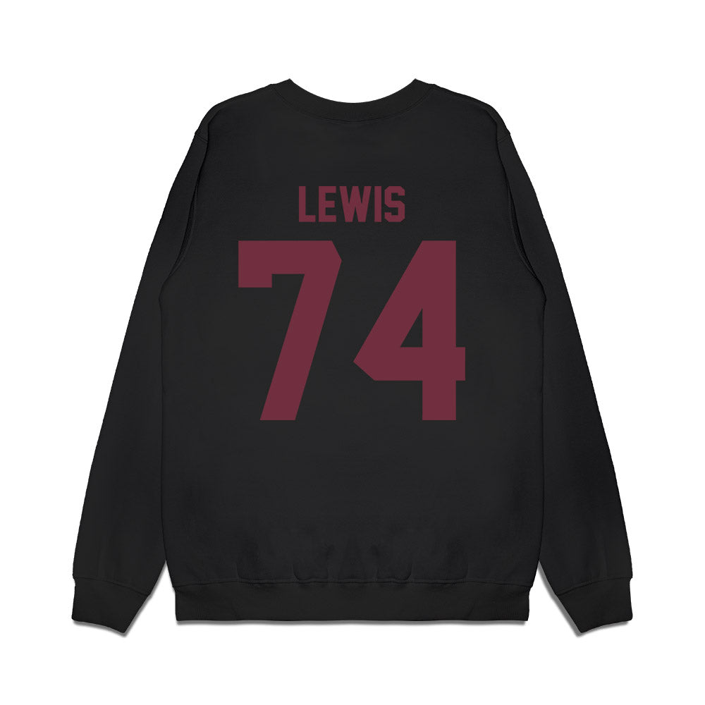 Mississippi State - NCAA Football : Jimothy Lewis - Vintage Helmet Premium Crewneck Sweatshirt-1