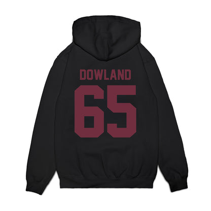 Mississippi State - NCAA Football : Spencer Dowland - Vintage Helmet Premium Hooded Sweatshirt-1